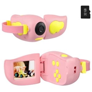 Kids Pink and Yellow Digital Camera